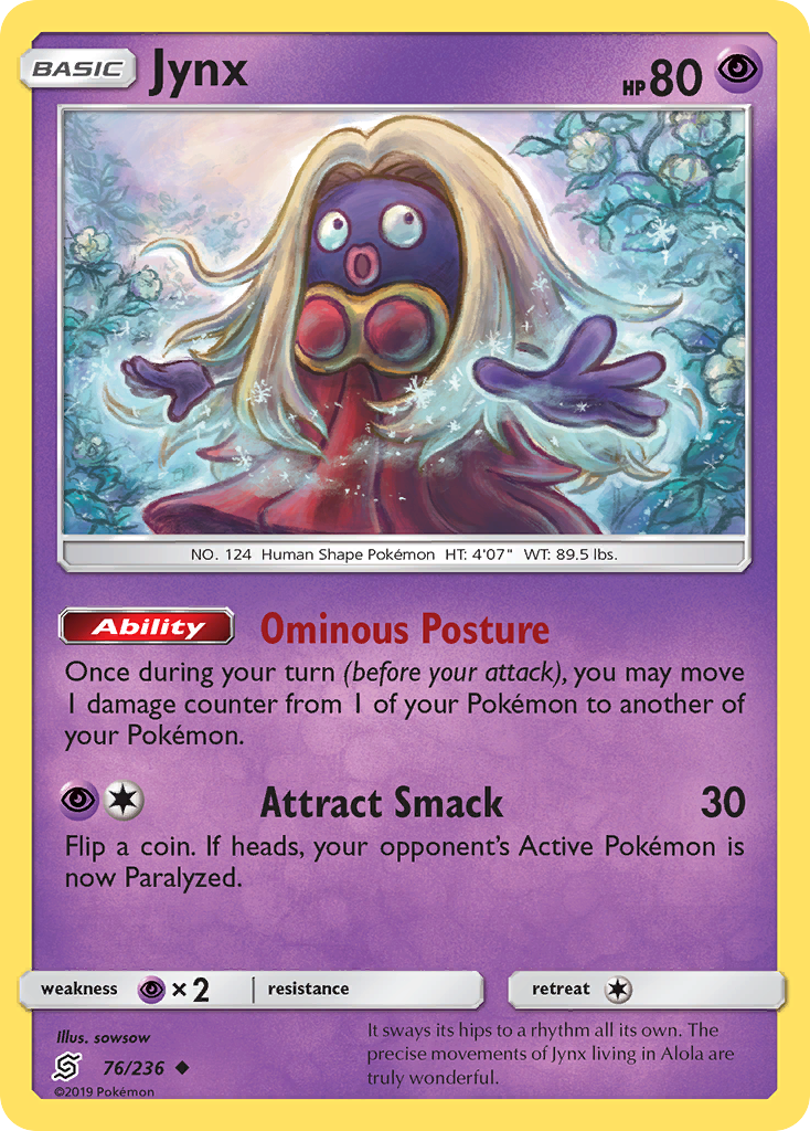 Jynx (76/236) [Sun & Moon: Unified Minds] | Enigma On Main