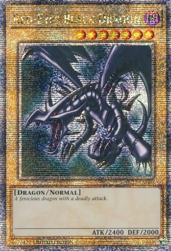 Red-Eyes Black Dragon [TN23-EN003] Quarter Century Secret Rare | Enigma On Main