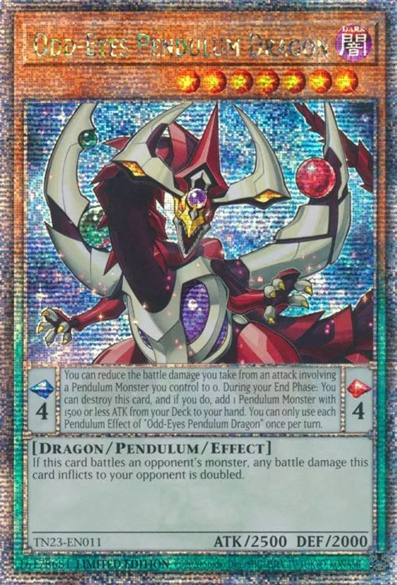 Odd-Eyes Pendulum Dragon [TN23-EN011] Quarter Century Secret Rare | Enigma On Main