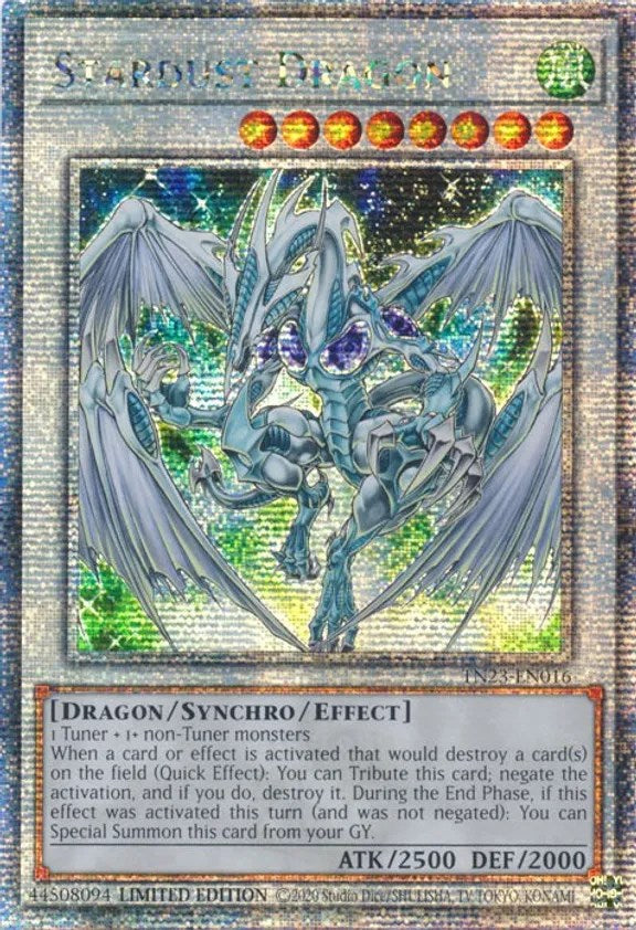 Stardust Dragon [TN23-EN016] Quarter Century Secret Rare | Enigma On Main