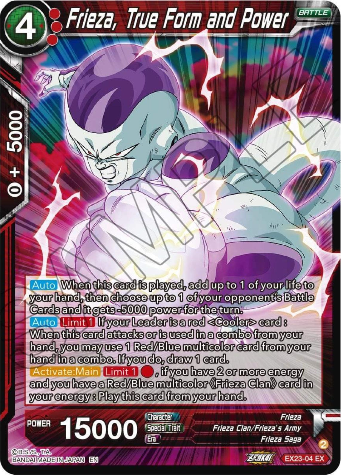 Frieza, True Form and Power (EX23-04) [Premium Anniversary Box 2023] | Enigma On Main