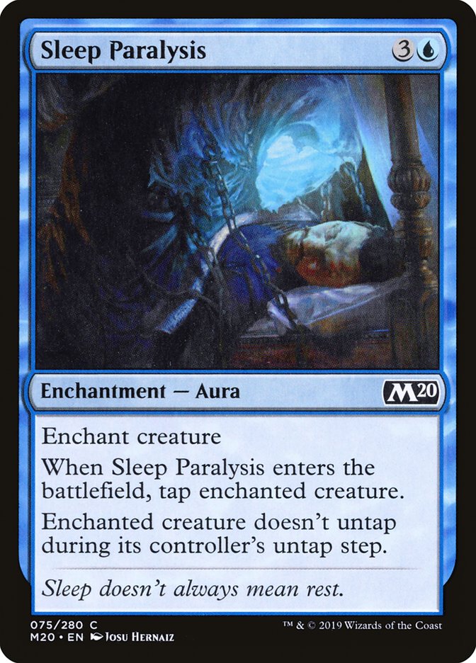 Sleep Paralysis [Core Set 2020] | Enigma On Main