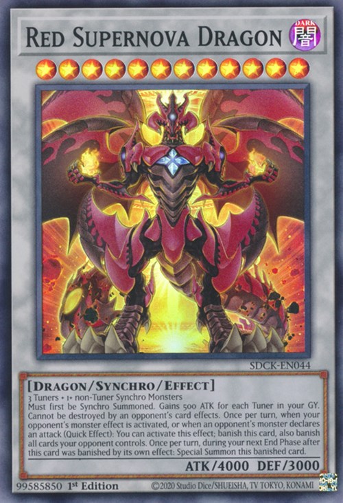 Red Supernova Dragon [SDCK-EN044] Super Rare | Enigma On Main