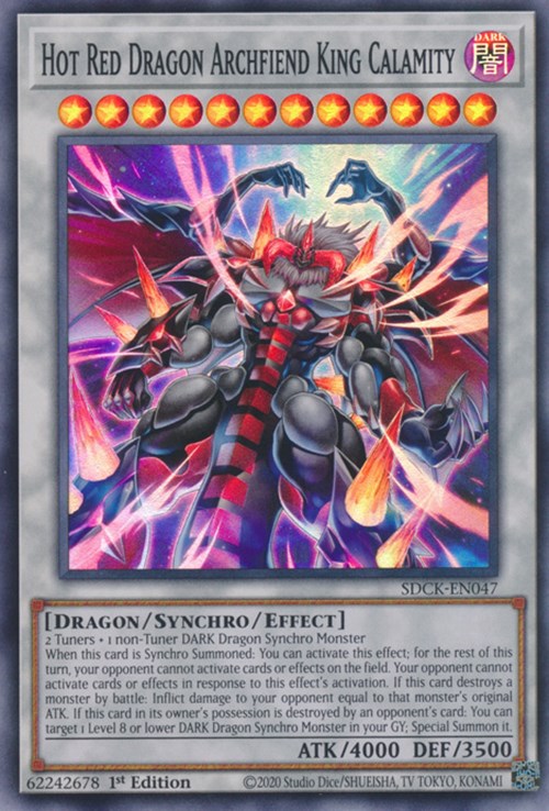 Hot Red Dragon Archfiend King Calamity [SDCK-EN047] Super Rare | Enigma On Main