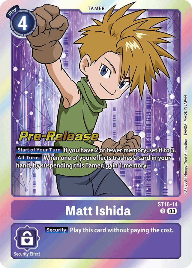 Matt Ishida [ST16-14] [Starter Deck: Wolf of Friendship Pre-Release Cards] | Enigma On Main