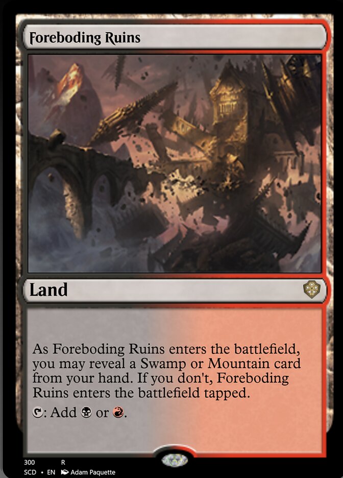 Foreboding Ruins [Starter Commander Decks] | Enigma On Main