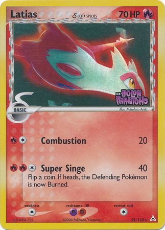 Latias (21/110) (Delta Species) (Stamped) [EX: Holon Phantoms] | Enigma On Main