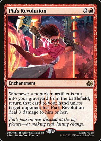 Pia's Revolution [Aether Revolt] | Enigma On Main