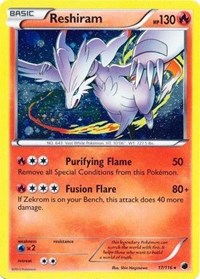 Reshiram (17/116) (Cosmos Holo) [Black & White: Plasma Freeze] | Enigma On Main