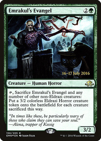 Emrakul's Evangel [Eldritch Moon Promos] | Enigma On Main