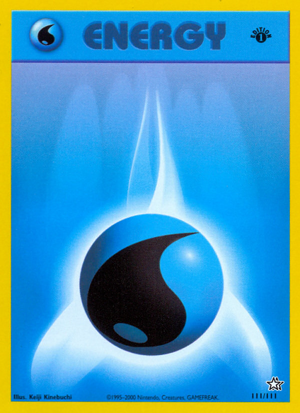 Water Energy (111/111) [Neo Genesis 1st Edition] | Enigma On Main