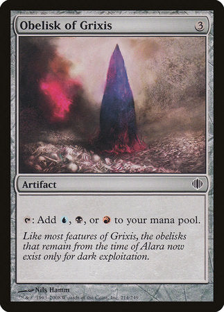 Obelisk of Grixis [Shards of Alara] | Enigma On Main