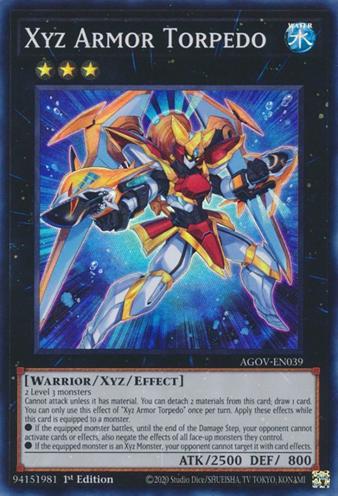 Xyz Armor Torpedo [AGOV-EN039] Super Rare | Enigma On Main