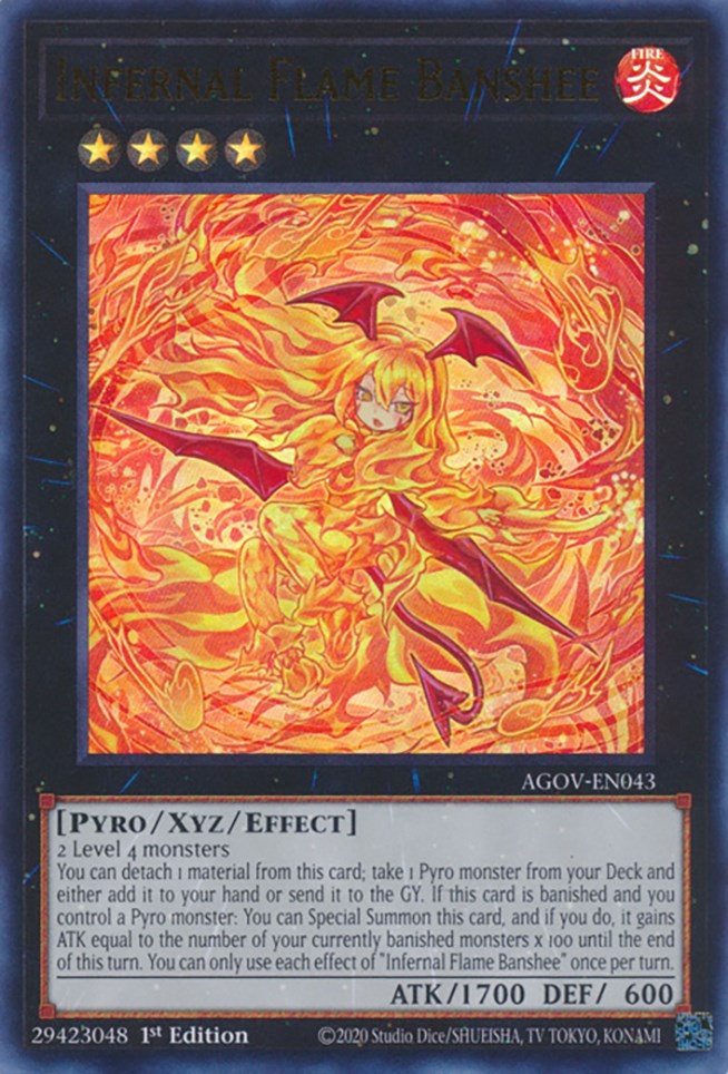 Infernal Flame Banshee [AGOV-EN043] Ultra Rare | Enigma On Main