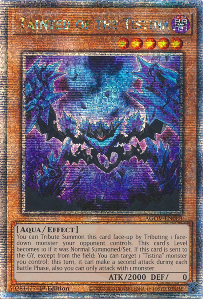 Tainted of the Tistina (Quarter Century Secret Rare) [AGOV-EN088] Quarter Century Secret Rare | Enigma On Main