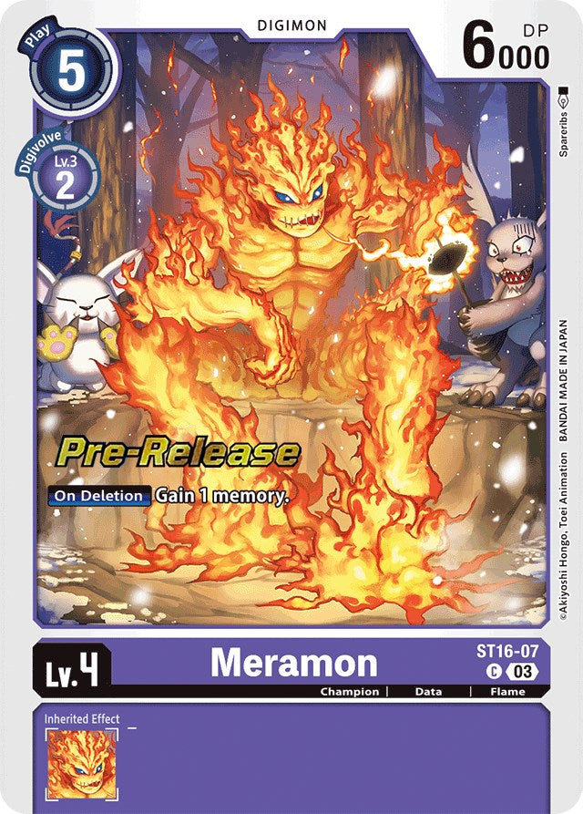 Meramon [ST16-07] [Starter Deck: Wolf of Friendship Pre-Release Cards] | Enigma On Main