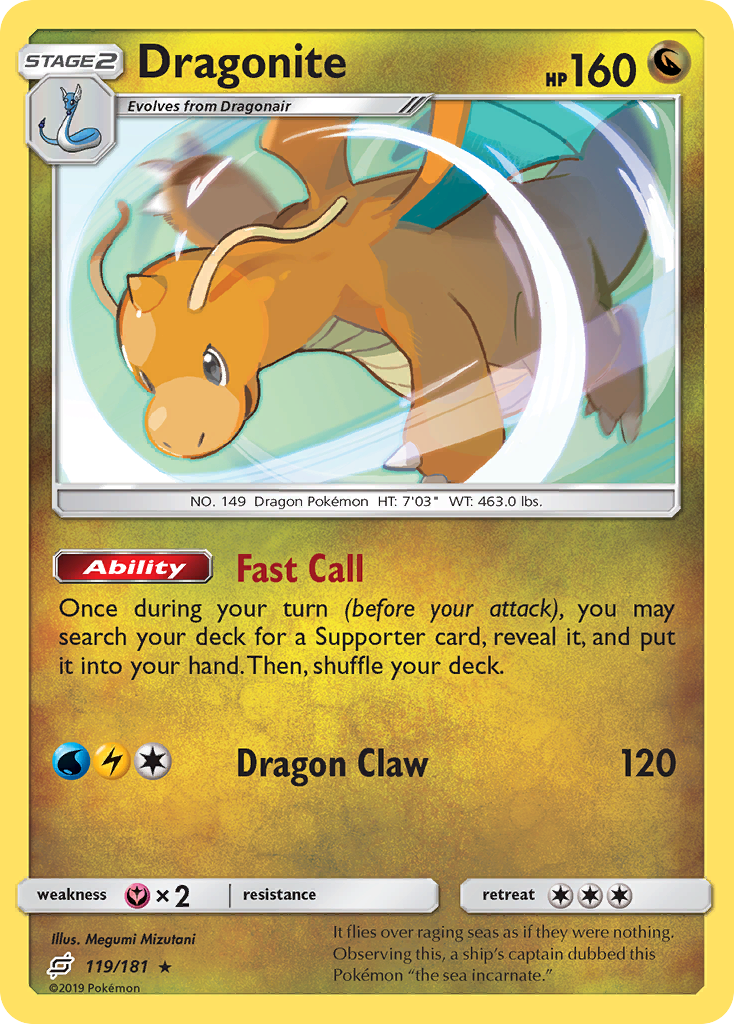 Dragonite (119/181) [Sun & Moon: Team Up] | Enigma On Main