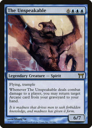 The Unspeakable [Champions of Kamigawa] | Enigma On Main