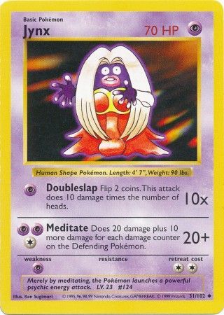 Jynx (31/102) [Base Set Shadowless Unlimited] | Enigma On Main