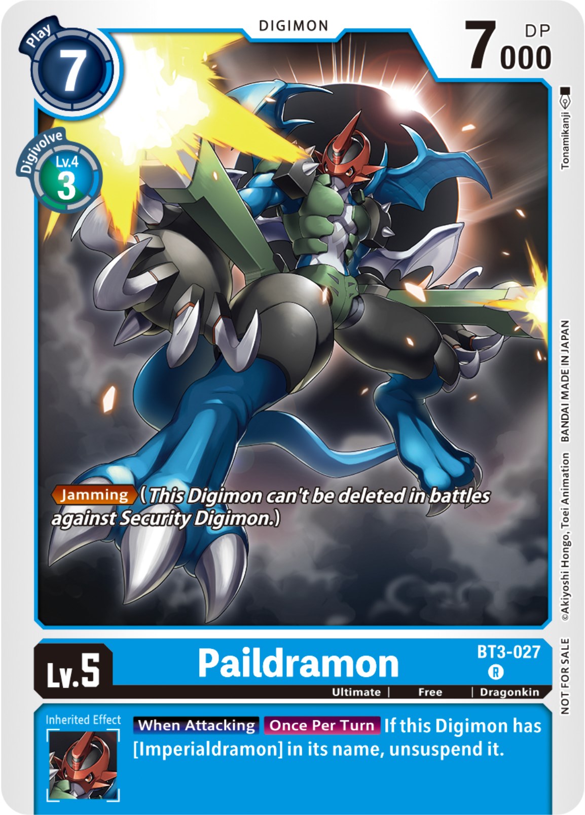 Paildramon [BT3-027] (NYCC 2023 Demo Deck) [Release Special Booster Ver.1.5] | Enigma On Main