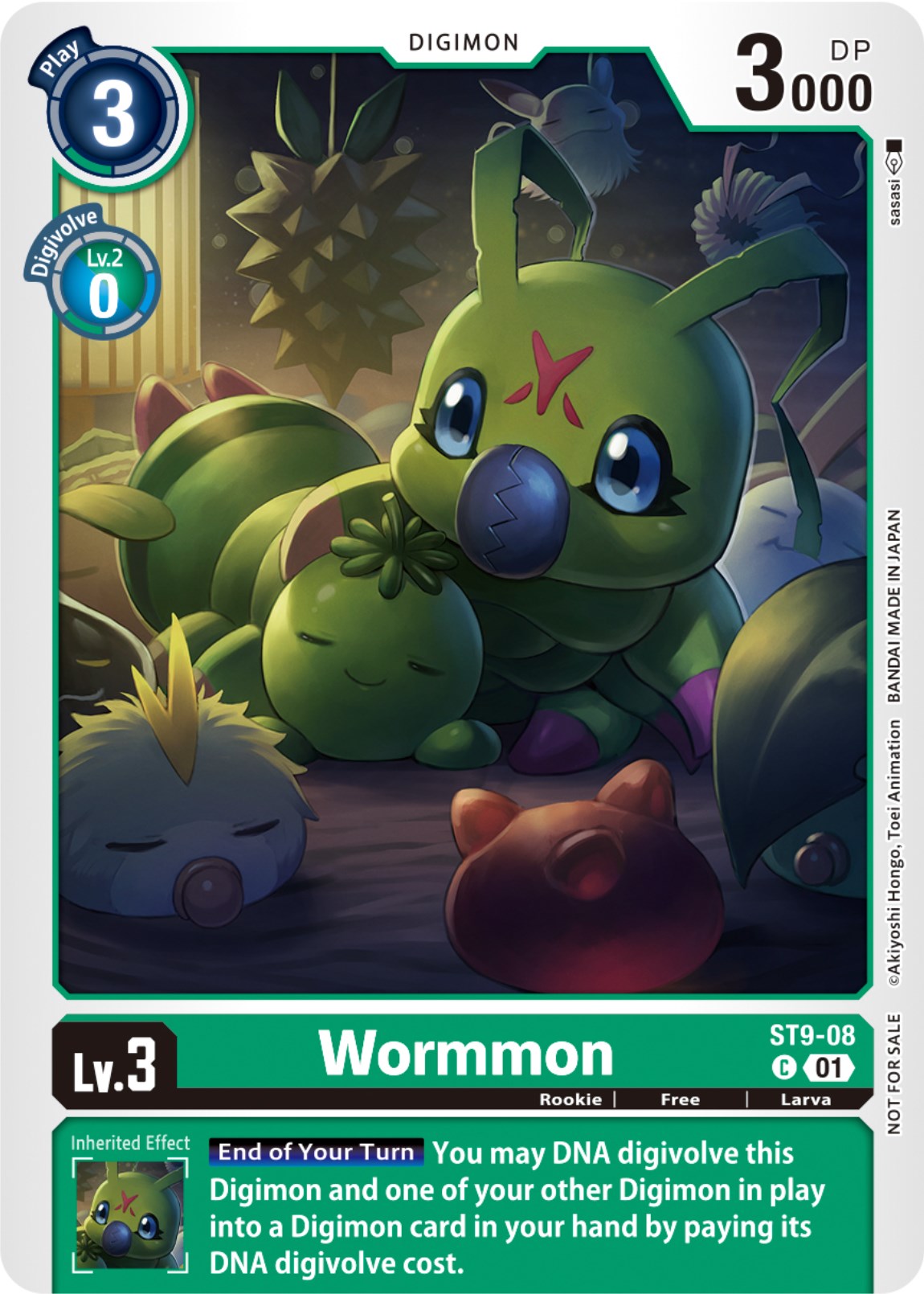 Wormmon [ST9-08] (NYCC 2023 Demo Deck) [Starter Deck: Ultimate Ancient Dragon] | Enigma On Main