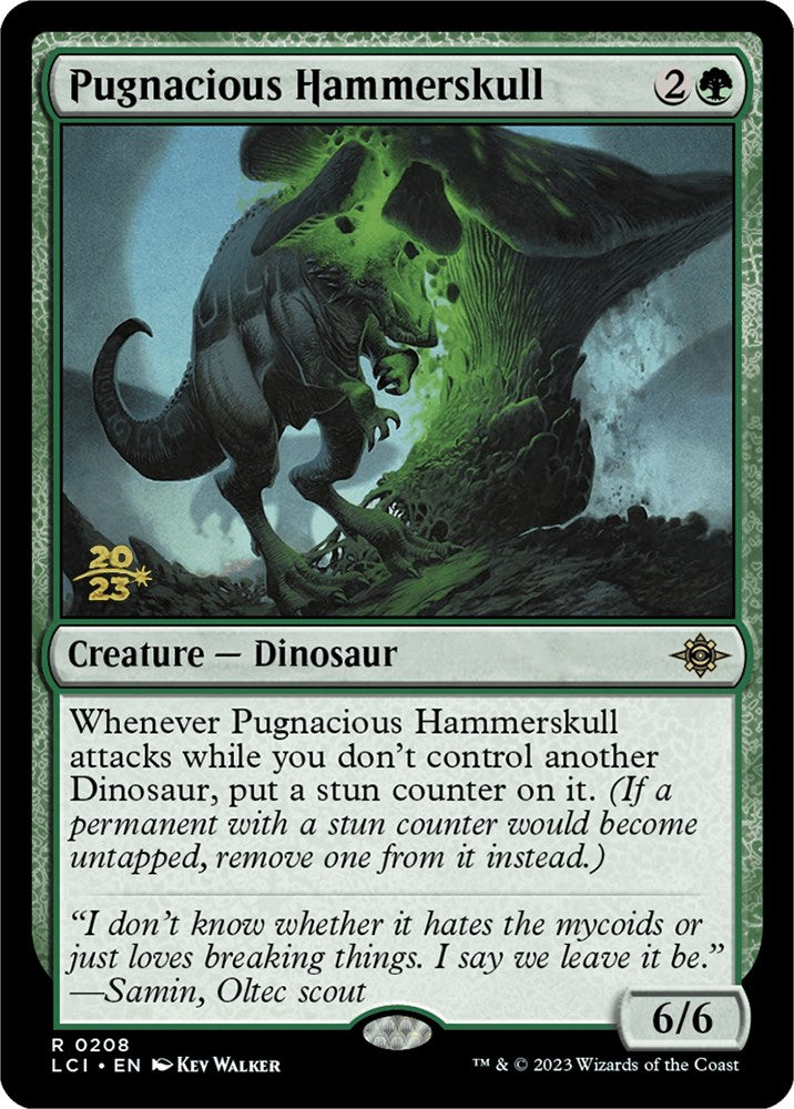 Pugnacious Hammerskull [The Lost Caverns of Ixalan Prerelease Cards] | Enigma On Main