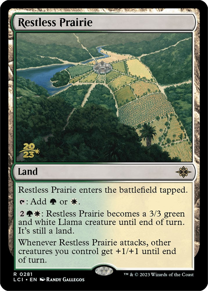 Restless Prairie [The Lost Caverns of Ixalan Prerelease Cards] | Enigma On Main