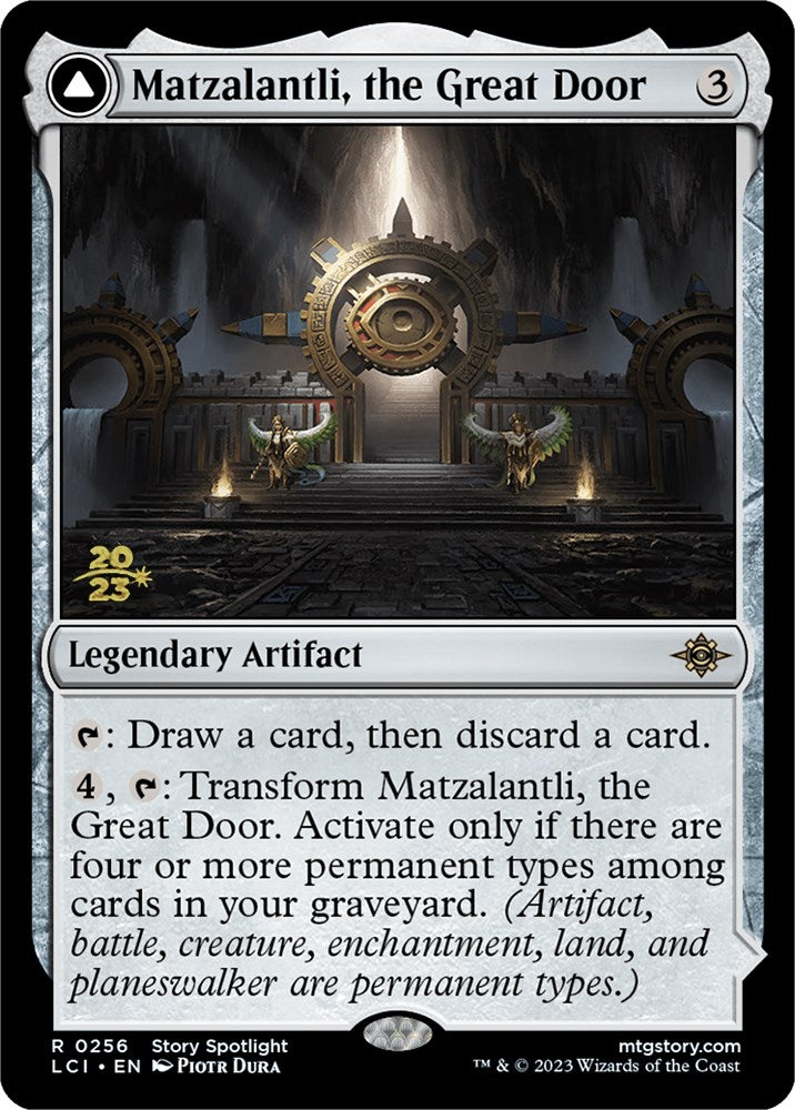 Matzalantli, the Great Door // The Core [The Lost Caverns of Ixalan Prerelease Cards] | Enigma On Main