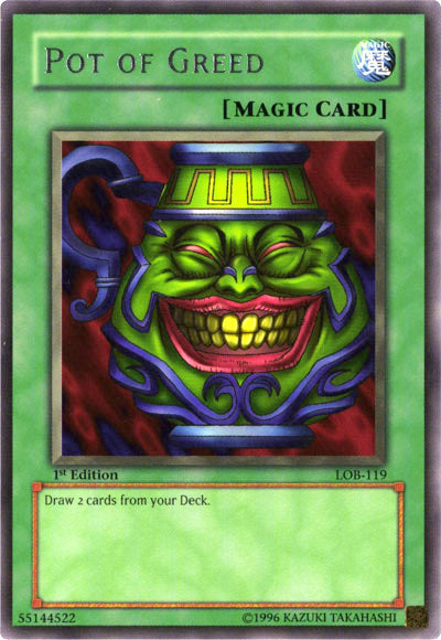 Pot of Greed [LOB-119] Rare | Enigma On Main