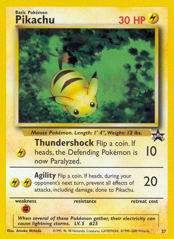 Pikachu (27) [Wizards of the Coast: Black Star Promos] | Enigma On Main