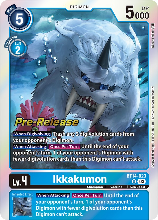 Ikkakumon [BT14-023] [Blast Ace Pre-Release Cards] | Enigma On Main