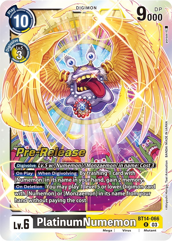 PlatinumNumemon [BT14-066] [Blast Ace Pre-Release Cards] | Enigma On Main