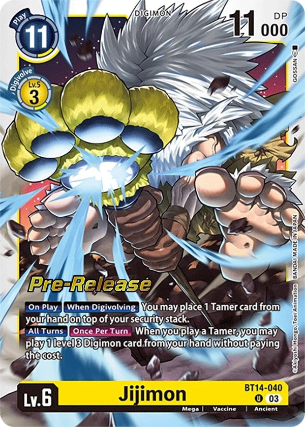 Jijimon [BT14-040] [Blast Ace Pre-Release Cards] | Enigma On Main