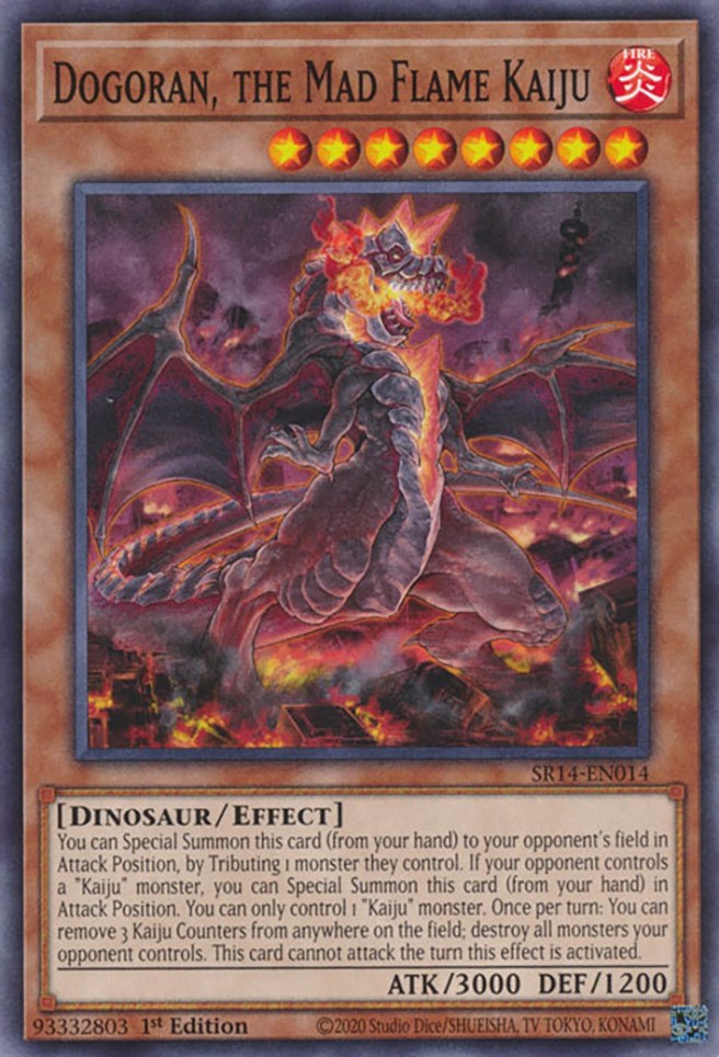 Dogoran, the Mad Flame Kaiju [SR14-EN014] Common | Enigma On Main