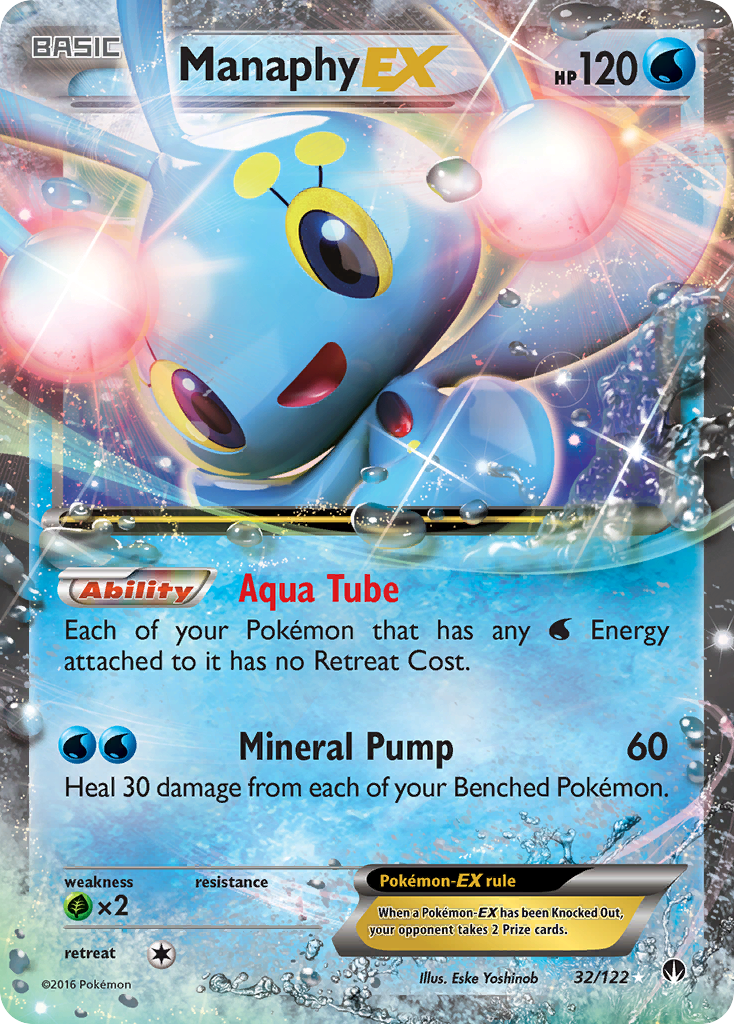 Manaphy EX (32/122) [XY: BREAKpoint] | Enigma On Main