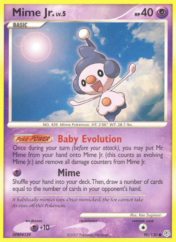 Mime Jr. (90/130) [Diamond & Pearl: Base Set] | Enigma On Main