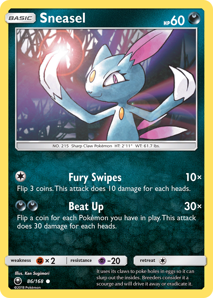 Sneasel (86/168) [Sun & Moon: Celestial Storm] | Enigma On Main