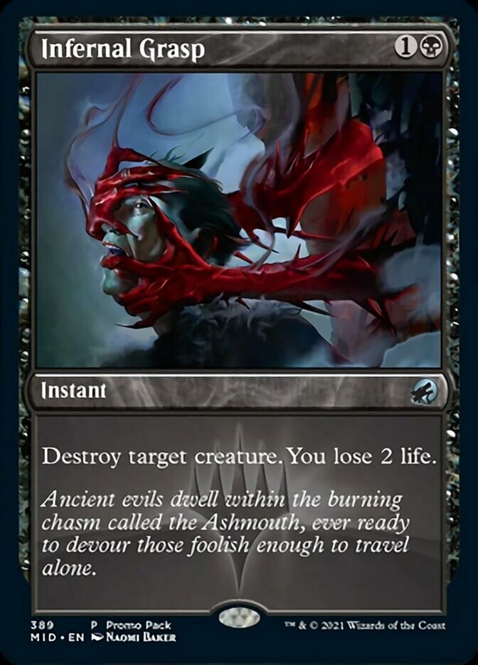 Infernal Grasp (Promo Pack) [Innistrad: Midnight Hunt Promos] | Enigma On Main