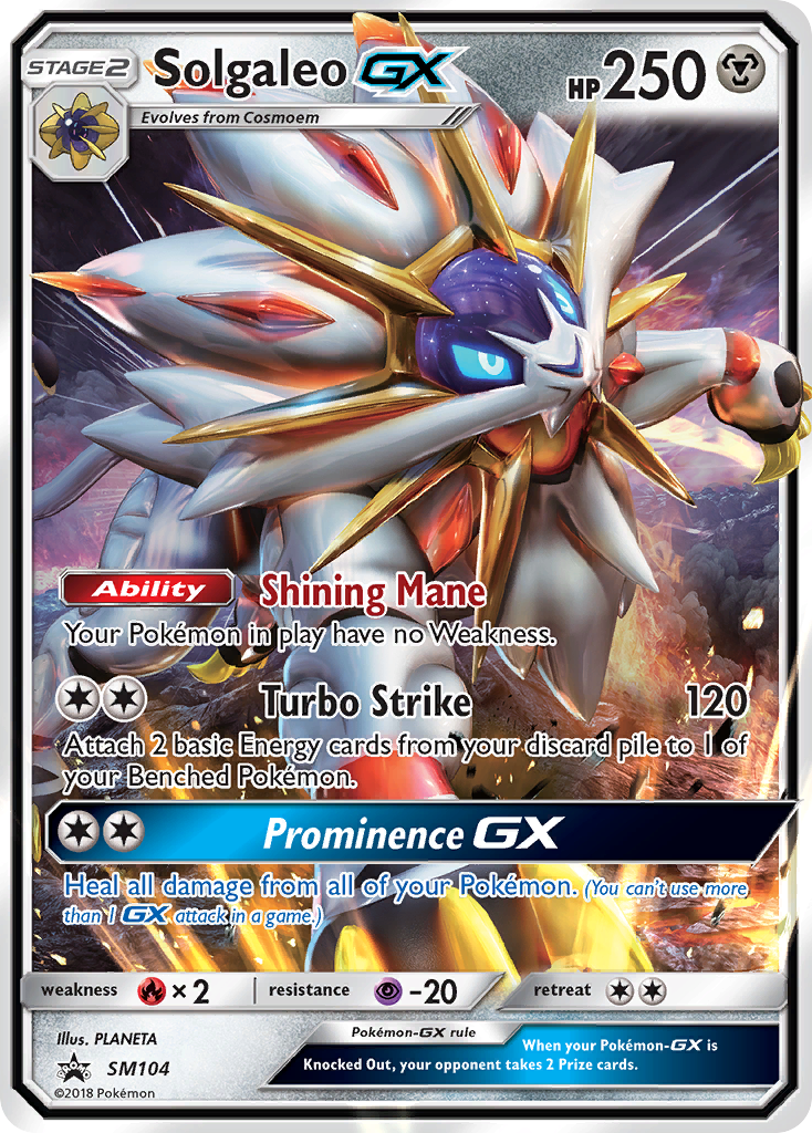 Solgaleo GX (SM104) [Sun & Moon: Black Star Promos] | Enigma On Main