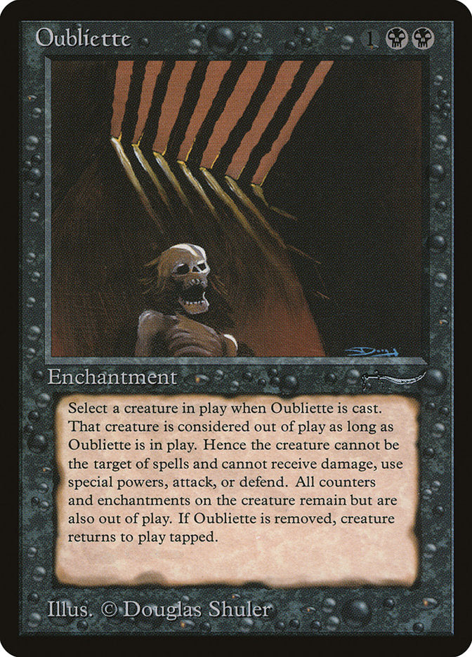 Oubliette (Dark Mana Cost) [Arabian Nights] | Enigma On Main