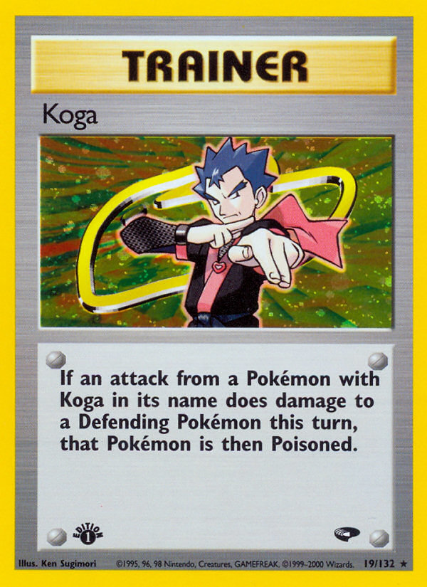 Koga (19/132) [Gym Challenge 1st Edition] | Enigma On Main