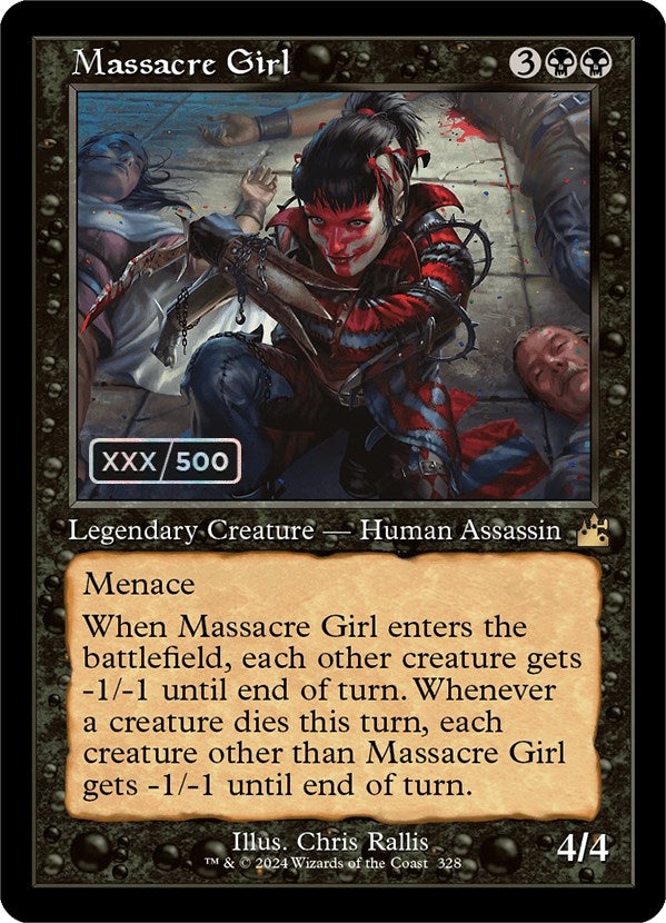 Massacre Girl (Retro) (Serialized) [Ravnica Remastered] | Enigma On Main