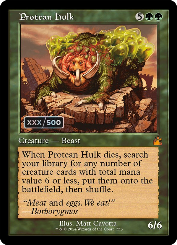 Protean Hulk (Retro) (Serialized) [Ravnica Remastered] | Enigma On Main