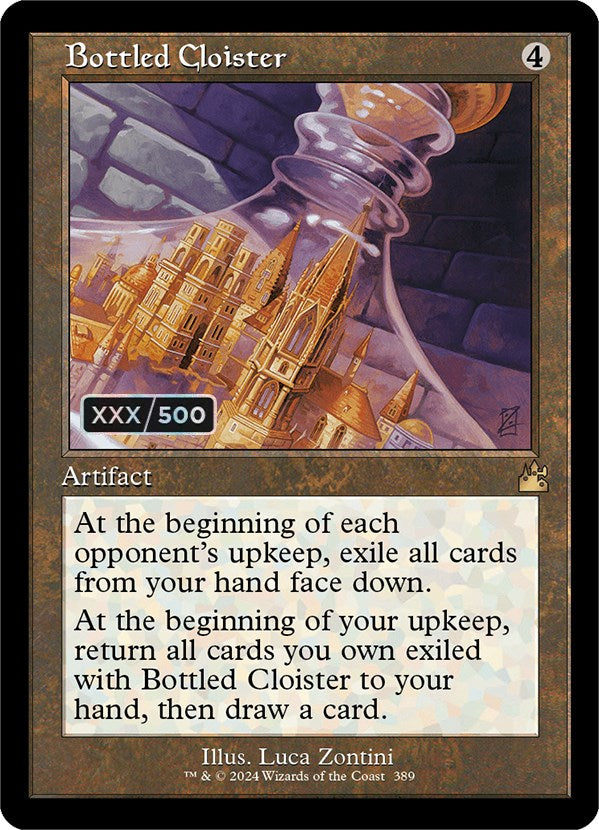 Bottled Cloister (Retro) (Serialized) [Ravnica Remastered] | Enigma On Main