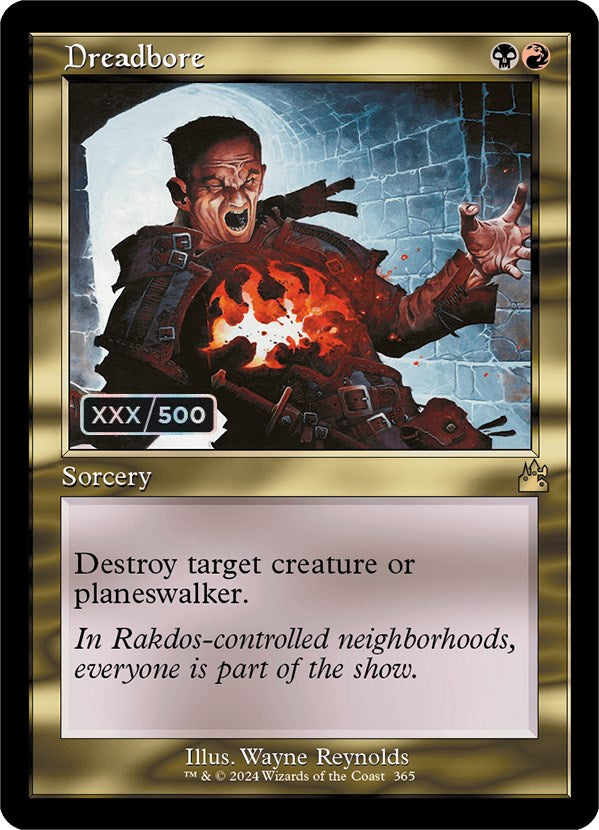 Dreadbore (Retro) (Serialized) [Ravnica Remastered] | Enigma On Main