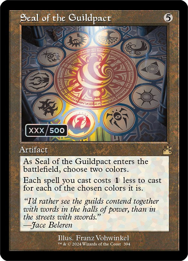 Seal of the Guildpact (Retro) (Serialized) [Ravnica Remastered] | Enigma On Main