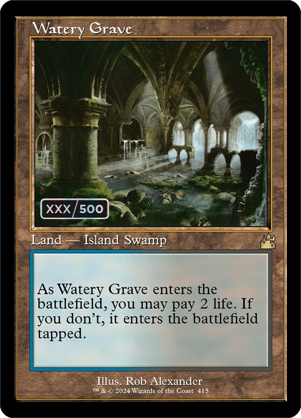 Watery Grave (Retro) (Serialized) [Ravnica Remastered] | Enigma On Main