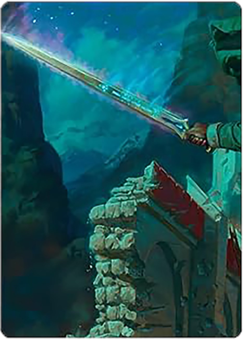 Anduril, Narsil Reforged Art Card [The Lord of the Rings: Tales of Middle-earth Art Series] | Enigma On Main