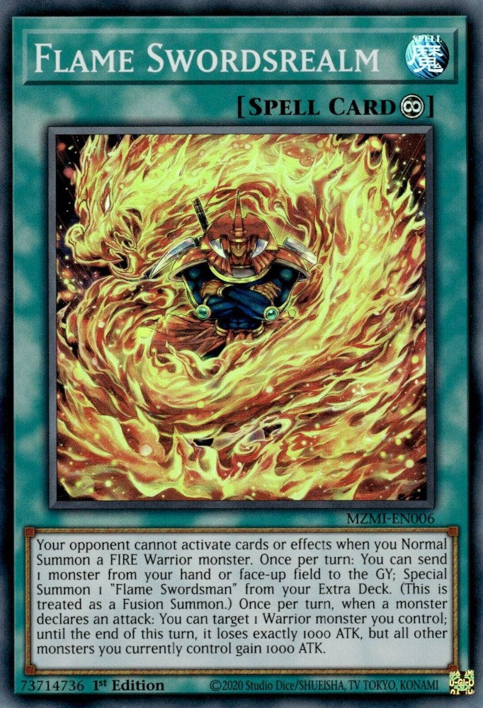 Flame Swordsrealm [MZMI-EN006] Super Rare | Enigma On Main