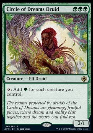 Circle of Dreams Druid (Promo Pack) [Dungeons & Dragons: Adventures in the Forgotten Realms Promos] | Enigma On Main